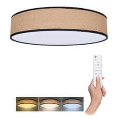 Solight Solight LED osvetlenie s diaľkovým ovládačom Brownie, 60W, 4200lm, 50cm, zmena chromatickosti, stmievateľné WO8004