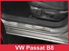 Avisa Ochranné kryty prahov, VW Passat B8, 2014- , Exclusive , Silver