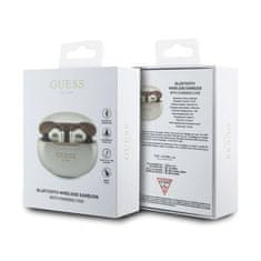 Guess Guess True Wireless Classic EST BT5.3 - slúchadlá TWS + nabíjacie puzdro (zlaté)