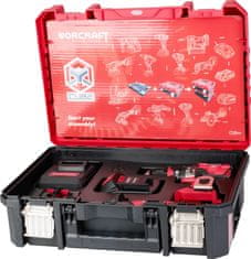 Worcraft Set Worcraft XCUBE004 ShareSYS Toolbox, bezuhlíkový skrutkovač CHD-S20LiBH, 1x 4.0 Ah akumulátor, 1x nabíjačka