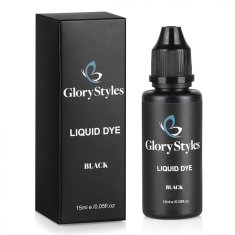 GloryStyles GloryStyles Farba na obočie hybridná 15 ml - čierna