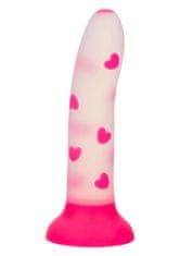 CalExotics CalExotics Glow In The Dark Stick Heart (Pink), dildo s prísavkou