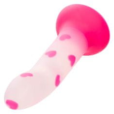 CalExotics CalExotics Glow In The Dark Stick Heart (Pink), dildo s prísavkou