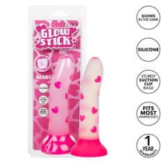 CalExotics CalExotics Glow In The Dark Stick Heart (Pink), dildo s prísavkou