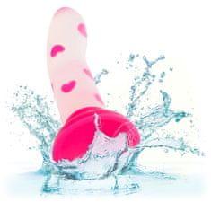 CalExotics CalExotics Glow In The Dark Stick Heart (Pink), dildo s prísavkou