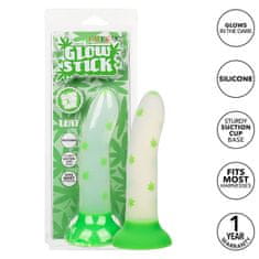 CalExotics CalExotics Glow In The Dark Stick Blaze it Cannabis (Green), dildo s prísavkou