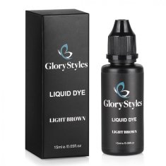 GloryStyles GloryStyles Farba na obočie hybridná 15 ml - svetlohnedá