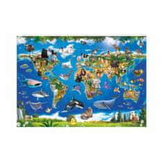 Dino Toys MAPA ZVIERAT 100 XL Puzzle