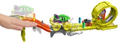 Hot Wheels Monster Trucks Power Smashers dráha masivní destrukce, 2 trucky, 2 rozdrcená autíčka HXT05