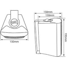 Adastra BC4V, 100V nástenný 4" reprobox, 35W, čierny