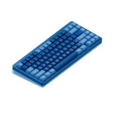 NuPhy Halo75 V2 Bezdrôtová Mechanická Klávesnica QMK/VIA, Bluetooth & 2.4 GHz - Blue Lagoon, Gateron Raspberry