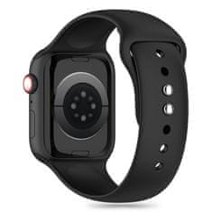 Tech-protect Silicone remienok na Apple Watch 42/44/45/49mm, black