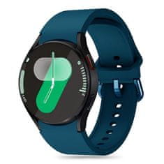 Tech-protect Silicone remienok na Samsung Galaxy Watch 4 / 5 / 5 Pro / 6 / 7 / FE, montego blue