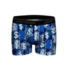 John Frank Pánske boxerky JOHN FRANK JFBDMOD119 Dollar glory vp95652 L