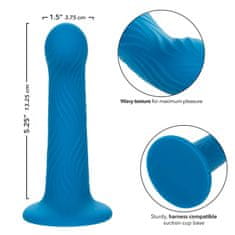 CalExotics CalExotics Wave Rider Ripple (Blue), silikónové unisex dildo