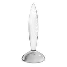 Satisfyer Satisfyer Sparkling Crystal (Transparent), sklenený análny kolík