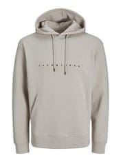 Jack&Jones Pánska mikina JESTAR Relaxed Fit 12233972 Moonbeam (Veľkosť XL)