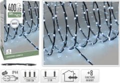 Mondex Dekoratívne LED osvetlenie DRET s funkciami 12 m studená biela