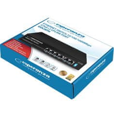 Esperanza POE Switch ESPERANZA ENS107 Goliath 4POE+2 UPLINK PORT 10/100/1000Mb