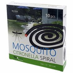 Trixline Špirála proti komárom MOSQUITO SPIRAL TRIXLINE TR C356 citronelou (10ks)