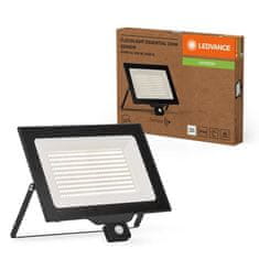 LEDVANCE Reflektor LED 200W+PIR 4000K BK LEDVANCE FL ESSENTIAL SENSOR