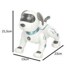 LIVEFY Interactive Dog psí robot na diaľkové ovládanie, biely