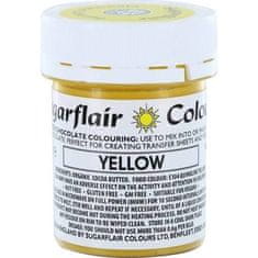 Farba do čokolády na báze kakaového masla Yellow (35 g) C303 dortis