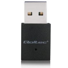 Qoltec Wireless Ultra High Speed Mini WiFi Adapter Standard AC | BT 4.0 USB | 600Mbps