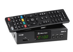 Cabletech Set-top box CABLETECH URZ0338A, DVB-T2/C, H.265 HEVC, scart 