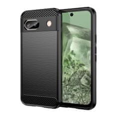 IZMAEL Carbon Shield TPU puzdro pre Google Pixel 8a - Čierna KP32902