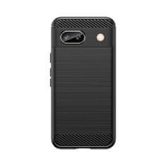 IZMAEL Carbon Shield TPU puzdro pre Google Pixel 8a - Čierna KP32902