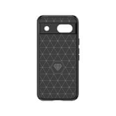 IZMAEL Carbon Shield TPU puzdro pre Google Pixel 8a - Čierna KP32902