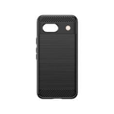 IZMAEL Carbon Shield TPU puzdro pre Google Pixel 8a - Čierna KP32902