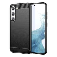 IZMAEL Carbon Shield TPU puzdro pre Samsung Galaxy S23 - Čierna KP32901