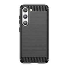 IZMAEL Carbon Shield TPU puzdro pre Samsung Galaxy S23 - Čierna KP32901