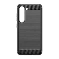 IZMAEL Carbon Shield TPU puzdro pre Samsung Galaxy S23 - Čierna KP32901