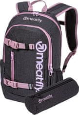 MEATFLY Batoh Basejumper Pink / Charcoal Heather