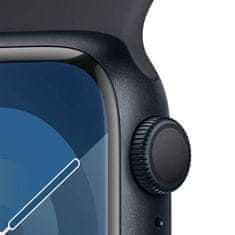 Apple Chytré hodinky Watch Series 9 Cellular 41mm, Midnight Sport Band - M/L (MRHT3QC/A)