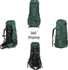 Dutch Mountains Outdoorový batoh Backpack 75 l Green