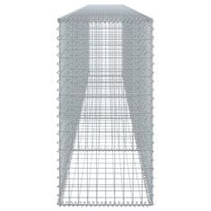 Petromila vidaXL Gabiónový kôš s krytom 500x50x100 cm pozinkované železo