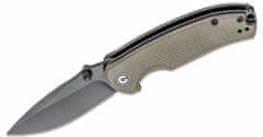 Civilight C2020C Pintail Black Stonewashed/Dark Green Micarta