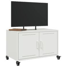 Vidaxl TV skrinka biela 68x39x43,5 cm oceľ