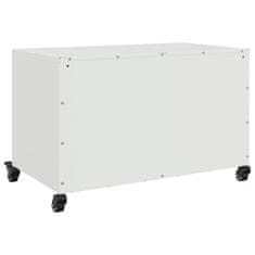 Vidaxl TV skrinka biela 68x39x43,5 cm oceľ