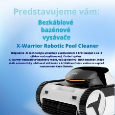 Fairland Bazénový vysávač X-WARRIOR POOL bez kábla, akumulátorový