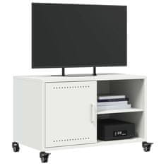 Vidaxl TV skrinka biela 68x39x43,5 cm oceľ