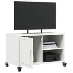 Vidaxl TV skrinka biela 68x39x43,5 cm oceľ