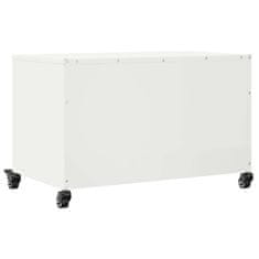 Vidaxl TV skrinka biela 68x39x43,5 cm oceľ