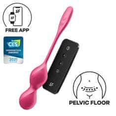 Satisfyer Satisfyer Love Birds 2 APP (Red), vibračné vaginálne guličky