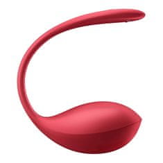 Satisfyer Satisfyer Shiny Petal APP (Red), vibračné vaginálne vajíčko