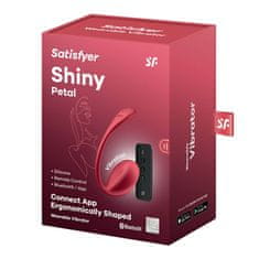 Satisfyer Satisfyer Shiny Petal APP (Red), vibračné vaginálne vajíčko